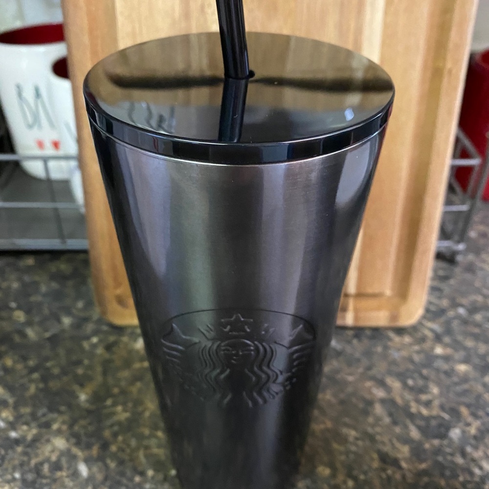 STARBUCKS Gunmetal ombré cup!